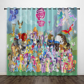 2025 NEW My Little Pony Curtains Pattern Blackout Window Drapes